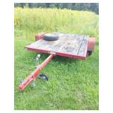 2 WHEELED TILT BACK TRAILER-