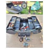TACKLE BOX AND ALL CONTENTS- REELS- LURES AND MORE