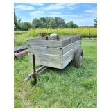 DINGLE AXLE TRAILER WITH SIDES