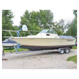 PURSUIT BOAT WITH TANDEM TRAILER