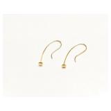 EARRING 14K GOLD, WIRE .8G