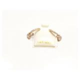 EAR RING 14K GOLD, DIAMOND 5.2CT 2.6G