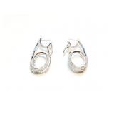 EAR RINGS CZ STERLING SILVER