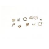 MISC.  LOT STERLING SILVER 23.5G