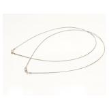 NECKLACES 2 STERLING SILVER 7.8G