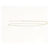 NECKLACE, 14K GOLD, .6G