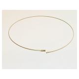 NECKLACE, 14K GOLD, 3.2G