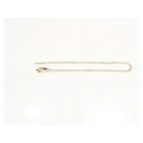 NECKLACE, 14K GOLD, .6G