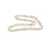 NECKLACE, STERLING SILVER, 42G