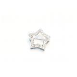 PENDANT, DIAMOND, STAR SHAPE, WHITE GOLD, 5.5G
