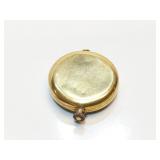 WATCH, 14K GOLD, 15 JEWEL SWISS POCKET, 13G