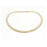 NECKLACE, STERLING SILVER, 26G