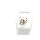 LADIES RING 14K, MIXED DIAMONDS 5.2G