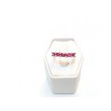 RING, LADYS- RUBY/ DIAMOND 1.23C TOTAL DIAMONDS,