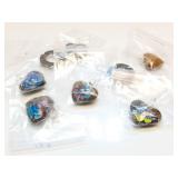 GLASS BEADS LOT 8 PEICES