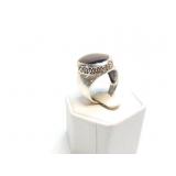 RING, STERLING SILVER, 8.8G