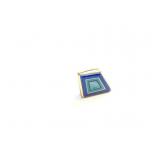 PENDANT 14K GOLD, INTARSIA 2.6G