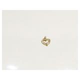 PENDANT 10K GOLD, .25CT DIAMOND