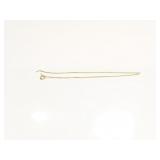 NECKLACE, 10K GOLD, .5G