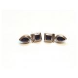 EAR RINGS, STERLING SILVER, 15.2G