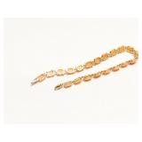 BRACELET 14K GOLD CORAL PINK 6.6G