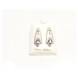 EAR RING STERLING SILVER/ 14K GOLD 6.8G