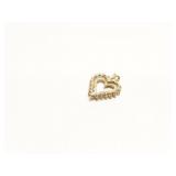 PENDANT 10K GOLD .6CT DIAMOND