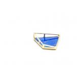 PENDANT 14K GOLD, INTARSIA 3G