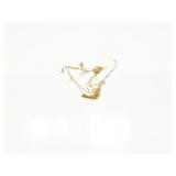 NECKLACE,10K GOLD, 2.4G