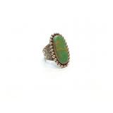 RING, STERLING SILVER, TURQUOISE, 12.4G