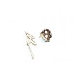 PENDANT + RING, STERLING SILVER, 25G