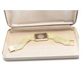 WATCH, OMEGA LA MAGIQUE SCARFACE 14K GOLD, 18.6G