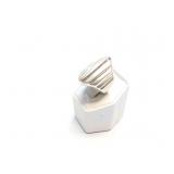 RING, STERLING SILVER, 18.6G