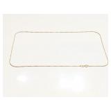 NECKLACE, 14K GOLD, 3.2G
