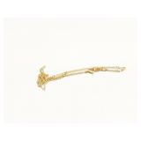 NECKLACE, 14 GOLD, 2GGOLD, .7G