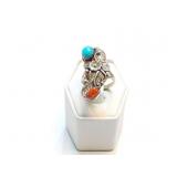 RING, STERLING SILVER, 5.8G