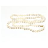 NECKLACE 14K PEARLS