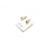 EAR RINGS 14KT GOLD, .29 DIAMOND 6.2G