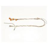 NECKLACE, STERLING SILVER, 17.6G