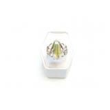 RING STERLING SILVER, KABANA + MOTHER OF PEARL