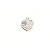 PENDANT, STERLING SILVER, 5.3G