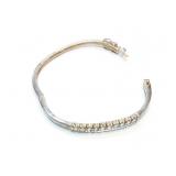 BRACELET, STERLING SILVER, 13G
