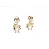 MIXED METAL EAR RING, 18.8G