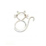 BROACH, CAT, STERLING SILVER, 16.4G