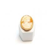 CAMEO PENDANT 14K GOLD