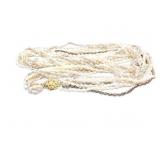 NECKLACE, PEARLS RICE/ FRESH WATER