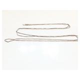 NECKLACE, STERLING SILVER, 11.5G
