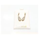 EAR RINGS 14KT DIAMONDS 2.2G