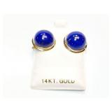 EAR RINGS LAPUS 14KT GOLD 8.4G