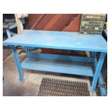 STEEL WORK BENCH-NO CONTENTS- - APPROXIMATELY-